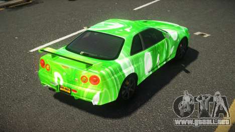 Nissan Skyline R34 L-Sport S11 para GTA 4