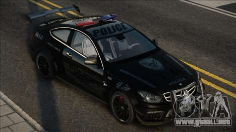 Mercedes-Benz C63 Police para GTA San Andreas