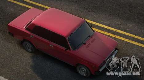 VAZ 2107 Rojo para GTA San Andreas