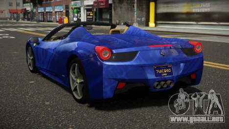 Ferrari 458 LE Roadster S4 para GTA 4