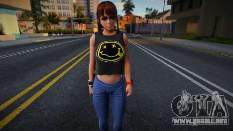 Leifang Fashion Nirvana fan para GTA San Andreas