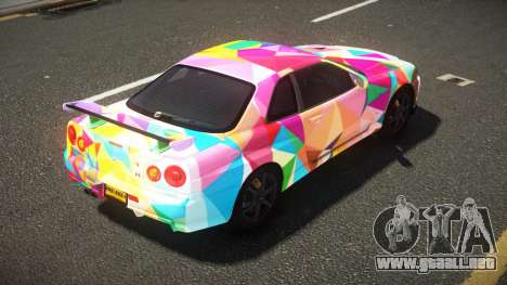 Nissan Skyline R34 L-Sport S5 para GTA 4