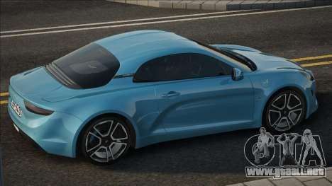Alpine A110 Blue para GTA San Andreas