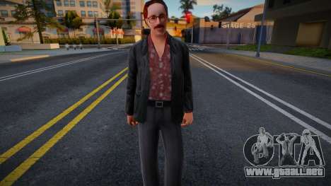 Hombre con chaqueta de cuero para GTA San Andreas