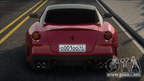 Ferrari 599 GTO Belka para GTA San Andreas