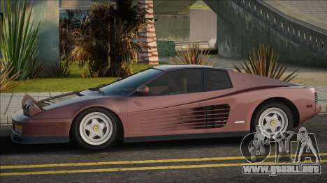 Ferrari Testarossa 1987 CCD para GTA San Andreas