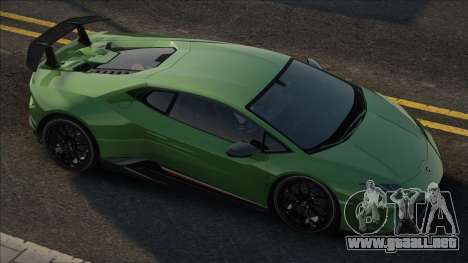 Lamborghini Huracan LP 640-4 Performante Green para GTA San Andreas