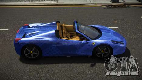 Ferrari 458 LE Roadster S4 para GTA 4