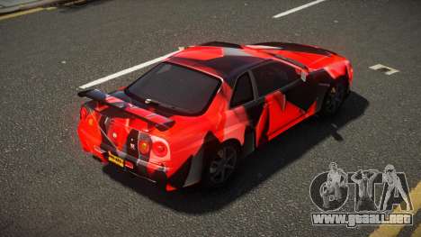 Nissan Skyline R34 L-Sport S12 para GTA 4