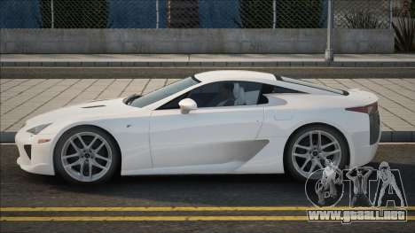 Lexus LFA Driver para GTA San Andreas