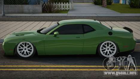 Dodge Challenger Green para GTA San Andreas