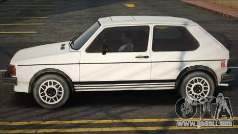 Volkswagen Rabbit GTI 84 White para GTA San Andreas