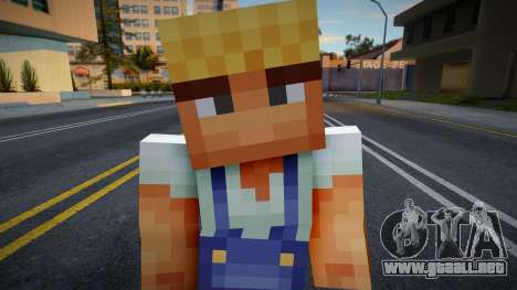 Cwmofr Minecraft Ped para GTA San Andreas