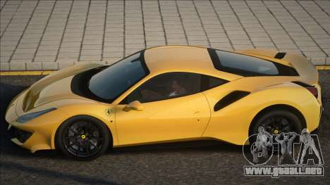 Ferrari 488 Pista Yellow para GTA San Andreas
