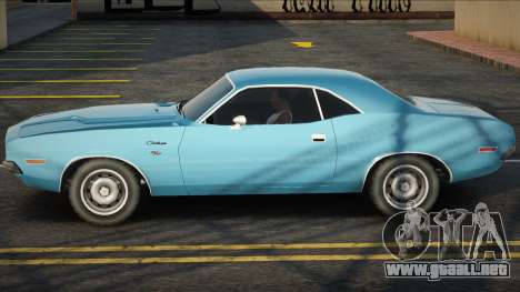 Dodge Challenger RT 1970 Blue para GTA San Andreas