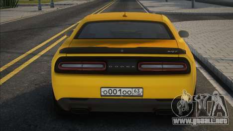 Dodge Challenger SRT DEMON Yel para GTA San Andreas