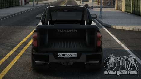 Toyota Tundra Black para GTA San Andreas