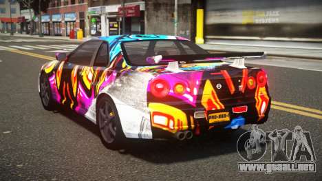 Nissan Skyline R34 L-Sport S14 para GTA 4