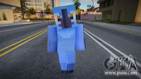 Blu (Rio) Minecraft para GTA San Andreas