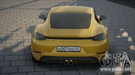 Porsche 718 Cayman S Yellow para GTA San Andreas