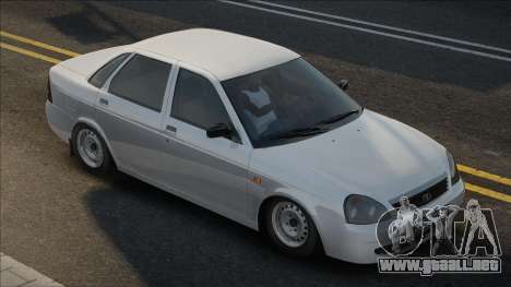 Lada Priora White Smotra para GTA San Andreas