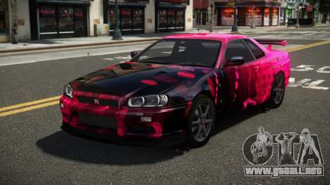 Nissan Skyline R34 L-Sport S3 para GTA 4