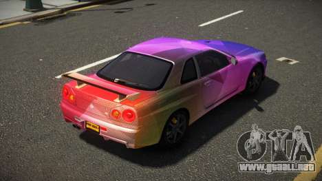 Nissan Skyline R34 L-Sport S7 para GTA 4