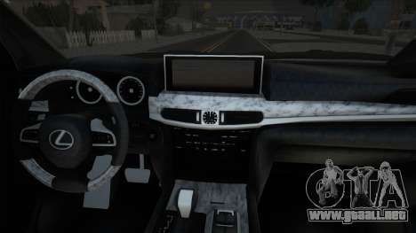 Lexus LX570 Khan White para GTA San Andreas