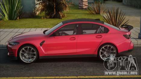 BMW M3 g80 Ukr Plate para GTA San Andreas