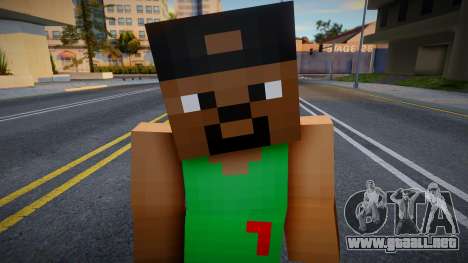 Fam3 Minecraft Ped para GTA San Andreas