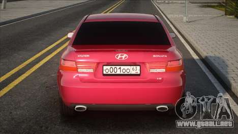 Hyundai Sonata 2009 Red para GTA San Andreas