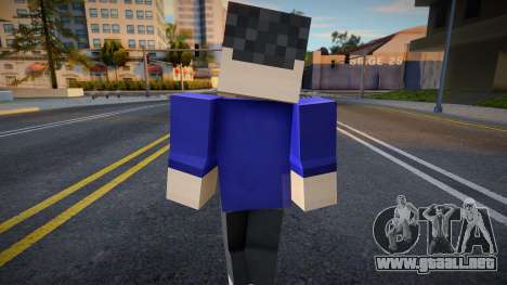 Andre Minecraft Ped para GTA San Andreas