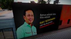 Spanduk Rudi Resnawan para GTA San Andreas