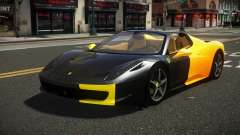Ferrari 458 LE Roadster S3 para GTA 4