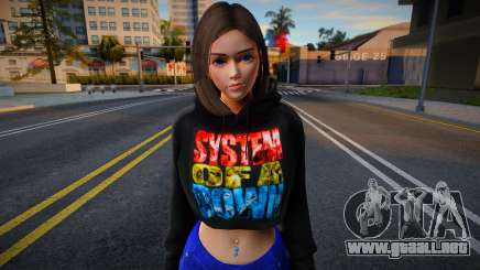 Samantha Samsung System Of A Down Fan para GTA San Andreas