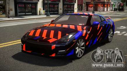 Nissan GT-R R35 ST G-Style S12 para GTA 4