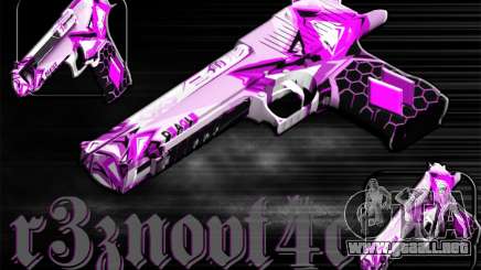 Desert Eagle Amethyst Disintegration byr3znovt4c para GTA San Andreas