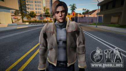 Leon HD S. Kennedy con chaqueta HD Resident Evil para GTA San Andreas