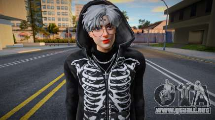 Skin Fivem Hoodie Bone para GTA San Andreas