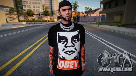 Anuel AA T-Shirt Obey para GTA San Andreas