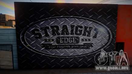 Straight Edge Mural para GTA San Andreas