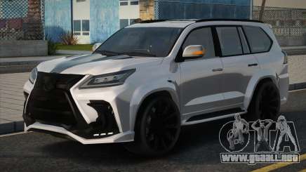 Lexus LX570 Khan White para GTA San Andreas