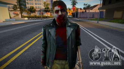 Half-Skeleton Zombie Claude para GTA San Andreas