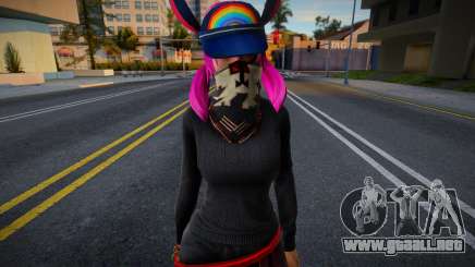 Skin Random Female 1 - Garena Free Fire para GTA San Andreas