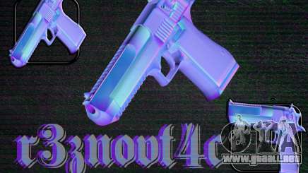 Desert Eagle Violet Metallic by r3znovt4c para GTA San Andreas