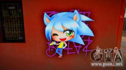 Human Sonic Grove Spray para GTA San Andreas