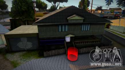 Halo Style Groove Street Gang Houses (Repaint) para GTA San Andreas