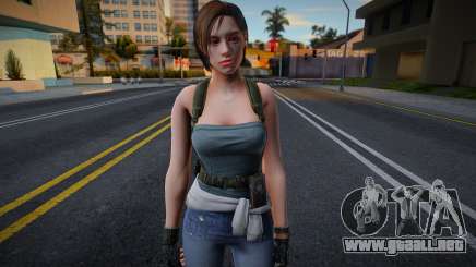 Jill Valentine with jeans (Resident Evil 3) para GTA San Andreas