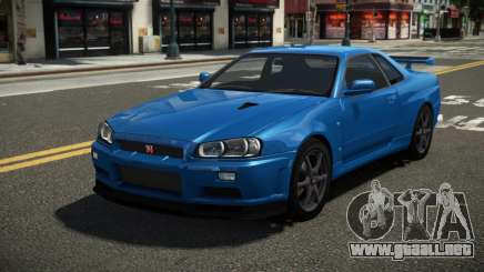 Nissan Skyline R34 L-Sport para GTA 4