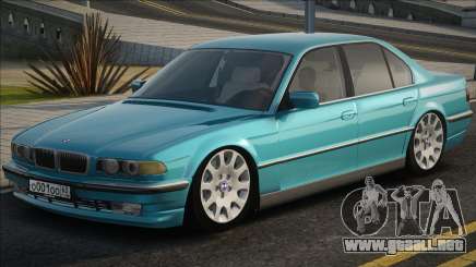 BMW E38 Blue CCD para GTA San Andreas